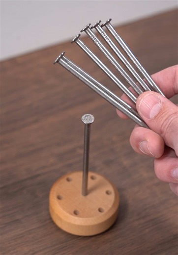 6 clavos sobre 1 🤯 #cuby #puzzle #juego | Cuby