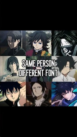 always black hair guy #anime #jujutsukaisen #demonslayer #gojo #itachi #megumi #giyuutomioka #fyp
