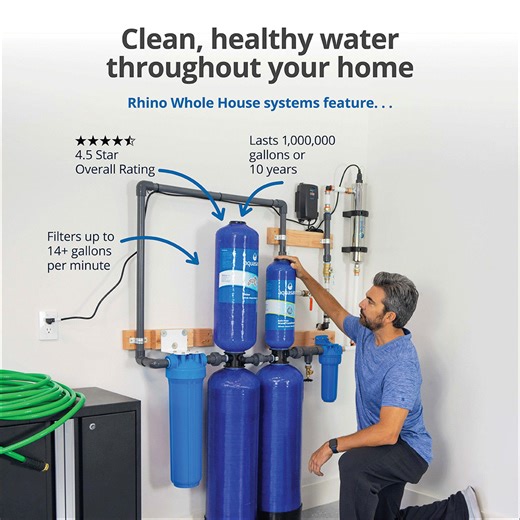 See why our water filtration system is award-winning! But don't just take our word for it 💧Max contaminant removal 💧No chemicals added during the filtration process 💧15,000 five-star reviews from customers | Aquasana