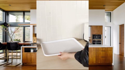 Dish Racks for Kitchen Counter: Wooden Handles, Thickened Metal, No Assembly. Small Dish Drying Rack: Ideal for Small Households. Drying Rack Kitchen: White