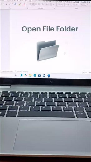 📂 Open File Folder Emoji in MS Word | Unicode 1F4C2 | #computer #folder #techhacks