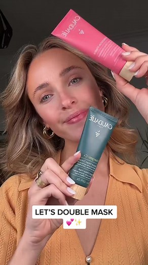 Have you ever heard of the benefits of double masking? It’s perfect to help you target different skin issues in one masking session 😍! Which ones of our masks would you choose to recreate this? #caudalie