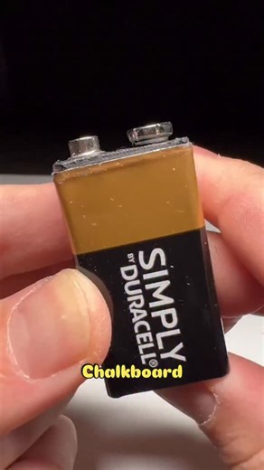 Chalkboard Cb on Instagram: "⚡🔋 Transform a standard 9V battery into a rechargeable #creative #experiment #education #electronicprojects #contentcreator #amazing #electroniccomponents #viralreels #trend #diy #project"