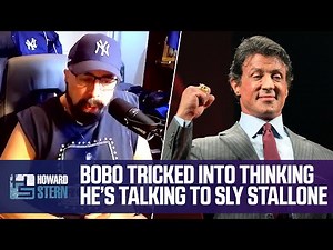 Bobo Falls for “Sylvester Stallone” Prank