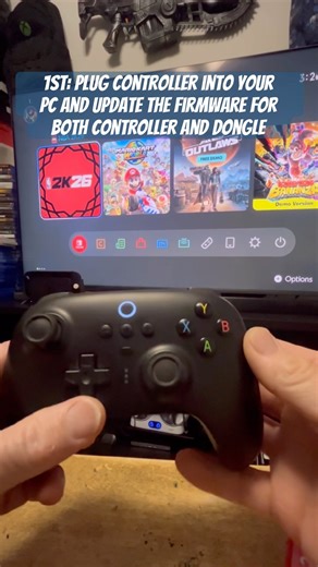 How To Make Your 8Bitdo 2.4G Controller Work On The Nintendo Switch 2 #nintendo #nintendoswitch2