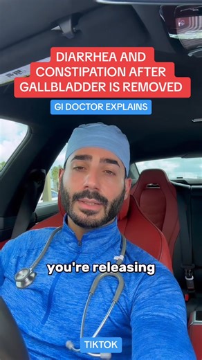 Gallbladder removal can cause diarrhea or constipation #liver #healthtok #healthytips #gallbladder #diarrhea #constipation #ibs #fiber #probiotics | The DOC