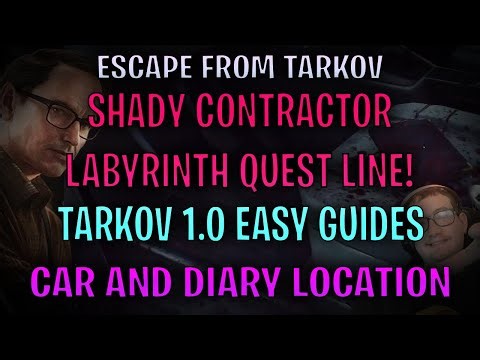 Shady Contractor Quest Guide Tarkov 1.0 - Knossos Manager Diary Location EASY GROUND ZERO! 🗺️💥