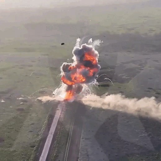 681K views · 9.3K reactions | Watch: Ukrainian Drone Turns Russian BMP-1 Into Fireball | Military Update | Facebook