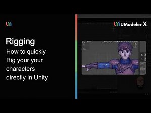 UModeler X - Rigging - How to Quickly Rig your characters in Unity
