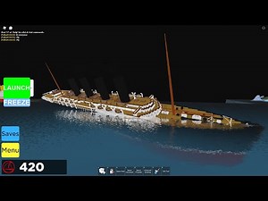 Sinking a 15000 shipcoin Lusitania | Roblox