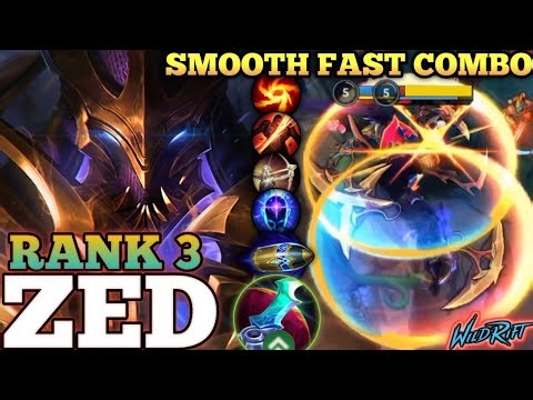 ZED FAST HAND COMBO EXECUTION! MONSTER JUNGLE MVP PLAY - TOP 3 GLOBAL ZED BY Kẻ Ngoại Đạo- WILD RIFT