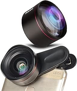 Kase 3X Telephoto Lens | Zoom Attachment for Android or iPhone Smartphones | Magnifier Kit for Clarity |Universal Detachable Clip Included | Lightweight & Portable for Photography and Videos