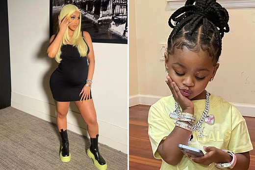 Cardi B's baby Kulture in $800,000 outfit as she says she's her 'best friend'