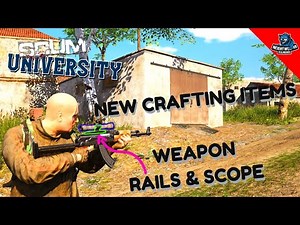 SCUM University - Crafting Improvised Weapons Rails & Scopes