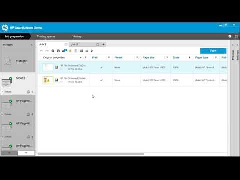 Explore the HP SmartStream for HP PageWide XL easy to use interface