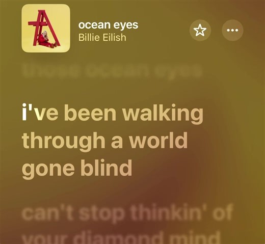 Billie Eilish Ocean Eyes Lyrics Video