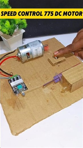 DC Motor Air Pressure controller 775 control speed How to make
