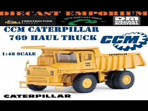 CCM Classic Construction Models Caterpillar 769 Haul Truck Diecast Model Truck Review