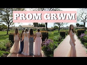 AFFORDABLE PROM GRWM 2018 // MAKEUP, HAIR + 5 DRESS IDEAS!