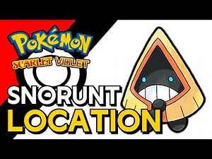Pokemon Scarlet & Violet - Snorunt Location