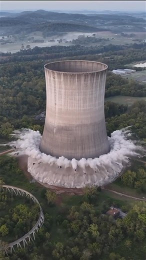 Epic Chimney Demolition 💥 | Epic Controlled Explosion