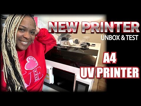 NEW PRINTER, WHO 'DIS?! | UNBOX PROCOLORED A4 UV PRINTER | TEST & REVIEW | ACRYLIC & WOOD