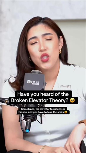 Not all success comes easy. Sometimes the elevator breaks, and the stairs teach you patience, grit, and strength. 💪 #reels #reelsph #TheBareItAllPodcast #podcastph #pinoypodcast #lifelessons — Disclaimer: This clip is just a snippet of the full episode and should not be taken as a statement on other issues related to the topic. For a complete understanding, please listen to the full episode. | The Bare It All Podcast With Dani Barretto