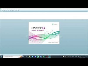 Eviews introductory video for Download Student Version.