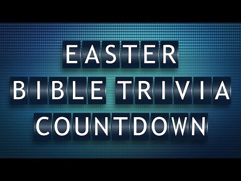 Easter Bible Trivia Countdown - FREE DOWNLOAD