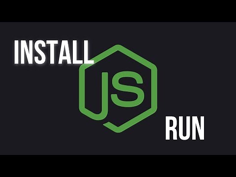 How to install and run NodeJS with NPM on Windows and Mac