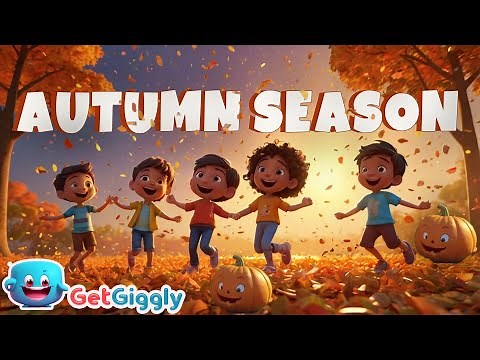 Autumn Leaves Are Falling Down | Fun Autumn Song for Kids| GetGiggly Nursery Rhymes and Kids Songs