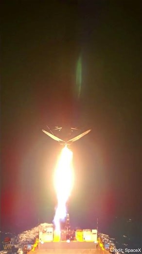 Unreal Falcon 9 Booster Landing 🔥 #spacex #falcon9