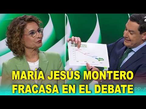 María Jesús Montero FRACASA en el debate de Andalucía | MANIFESTACIÓN MASIVA contra Sánchez | Direct