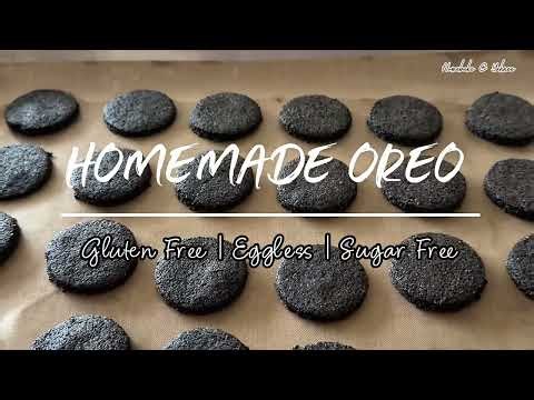 HOMEMADE OREO COOKIE | Gluten free , No Egg , Sugar Free Recipe