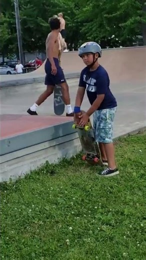 Skateboard jump from stairs #shorts