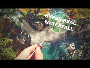 Awesome waterfall diorama: how to make the ultimate realistic scene