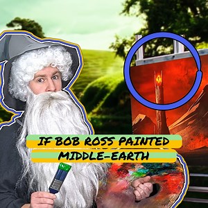 160K views · 3.4K reactions | Painting *Middle-earth* Like Bob Ross! 慄‍♂️ | Jazza | Facebook
