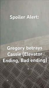 SPOILER ALERT: Gregory betrays Cassie (elevator ending, bad ending) #fnafruin #fnafsecuritybreach