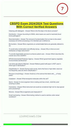 Cbspd Questions With Correct Answers