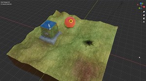 I figured out how to create fully dynamic mesh decals in Blender with just modifiers