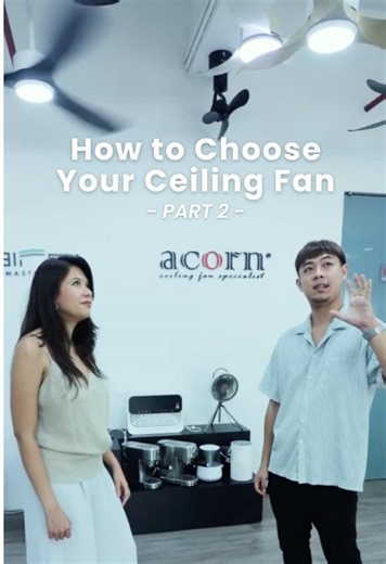 Choosing the right ceiling fan isn’t only about measurements📐Your home theme, colour choices, and even wind strength preference all play a role. From matching fan colours that complement your interior, to deciding between quiet comfort or wider air circulation, every question helps avoid choosing the wrong fan for your space🏠 Three-blade and five-blade fans serve different purposes — Three-blade fans are typically quieter and more suited for bedrooms, while five-blade fans provide wider air ci