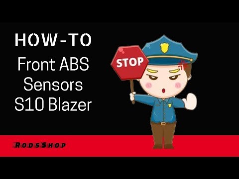 How to Replace Front ABS Sensor 1996 4WD S10 - 95 thru 97