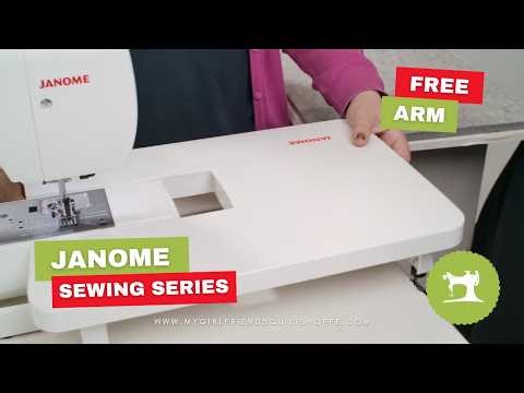Janome Sewing Series: Free Arm + Extension Table | How & When to Use (3160 & 2030)