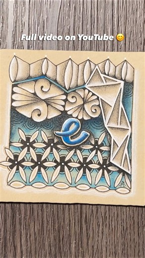 Day 28 of #inktobertangles2025 with Quandary by @zentangleinc and adding finishing touches to the tile number 5 this #inktober. 😊 If you ever wonder how my brain works and why I add the things I add, you can find out more by watching my YouTubr videos and hearing me trying to describe what goes on in my head. 😁 Three more days and one more tile to go! 💪🏻 | Zen Linea
