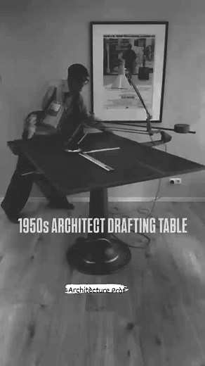 1950s Drafting table.❤📸 #trendingreels #trend #reelschallenge | Architècture Pròf