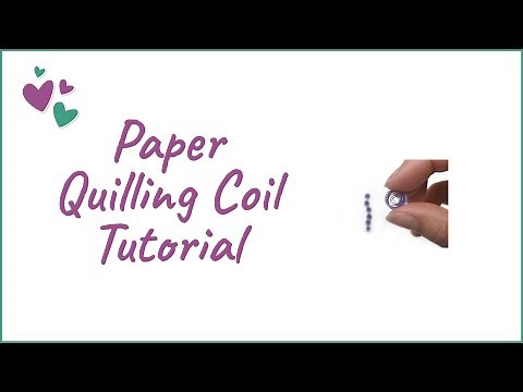Paper Quilling Coil Tutorial