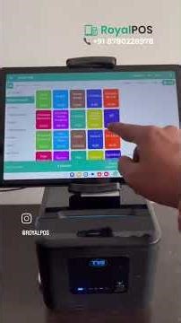 Restaurant POS on ipad by RoyalPOS. Use Bluetooth or Lan thermal printer.