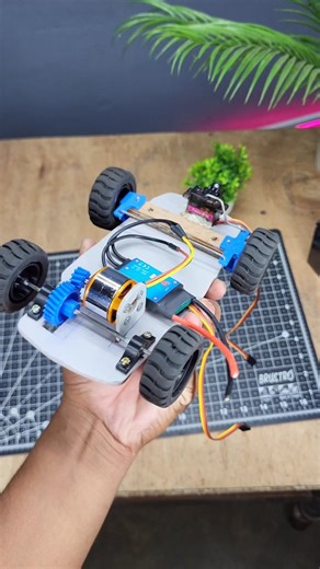 Ashwin Projects | RC Car With Bldc Motor🔥 #RCCar #ArduinoProjects #DIYElectronics #nRF24L01 #BrushlessMotor #ESC #ArduinoNano #ashwinprojects #WirelessRC... | Instagram