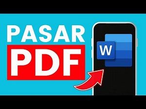 Cómo Pasar Documentos PDF a Word ✅ 2024