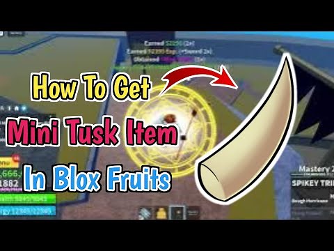 How To Get Mini Tusk Item In Blox Fruits | Mini Tusk Locations In Blox Fruits